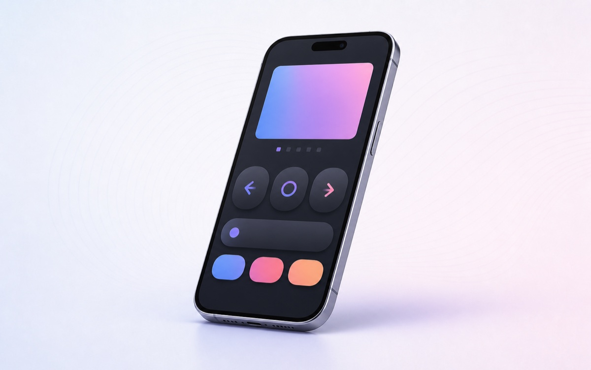 Realistic phone used as a presenter remote